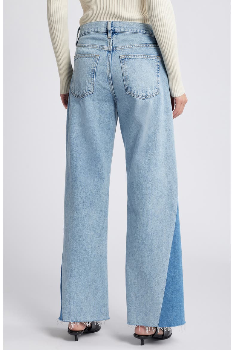 Le Baggy Palazzo High Waist Wide Leg Jeans, Alternate, color, FAIRYTALE