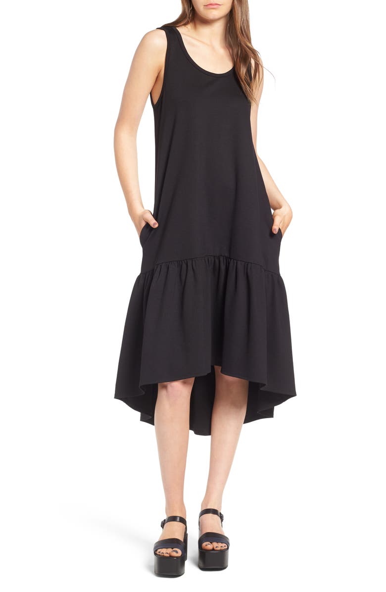 Leith Flounce Midi Dress, Main, color, 