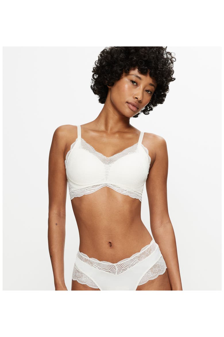 Lift Smart Wireless Bra, Alternate, color, Ecru White