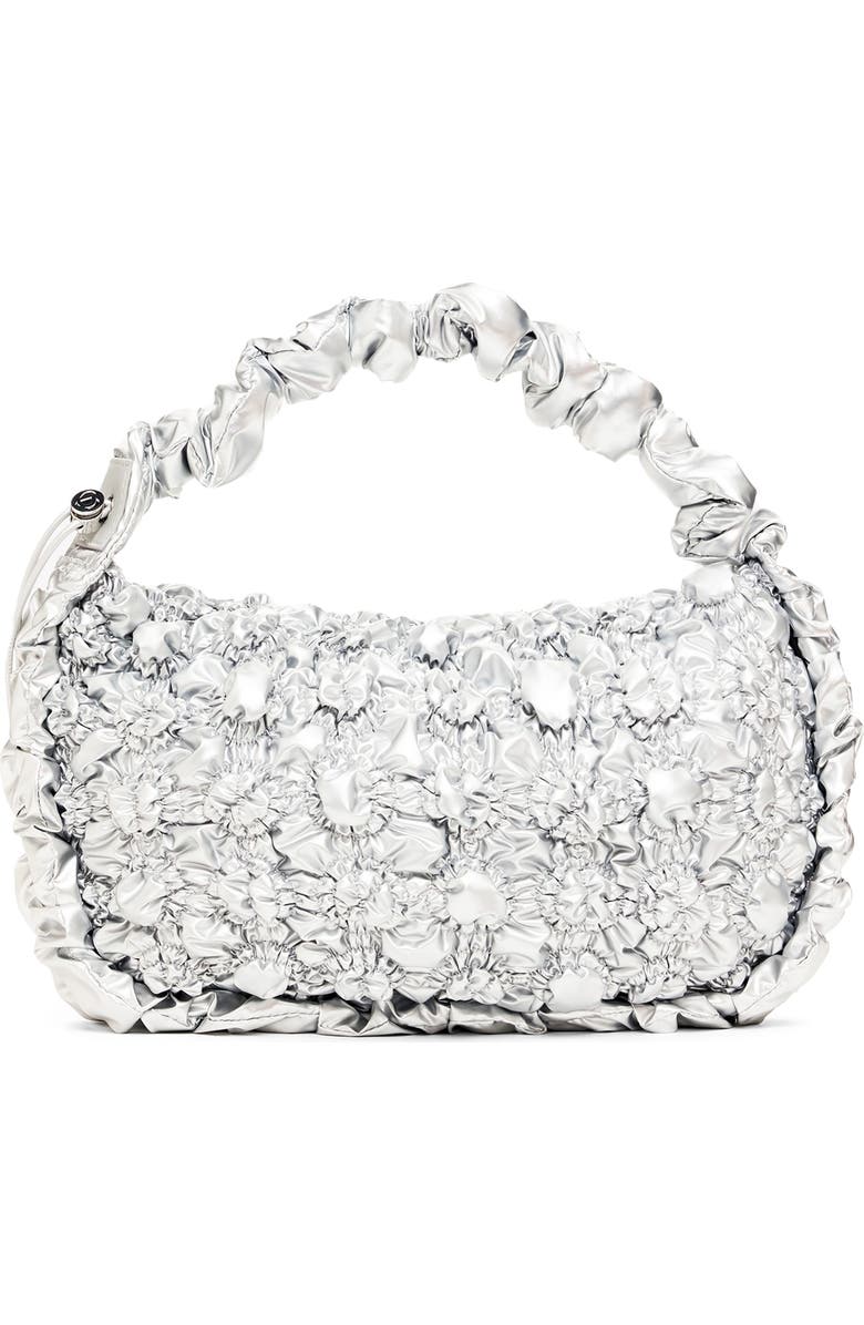 Desigual Flossy Quilted Satin Shoulder Bag, Main, color,