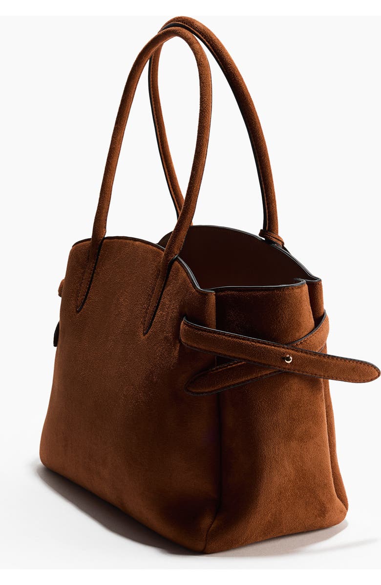 H&M Tote Bag, Alternate, color, Brown