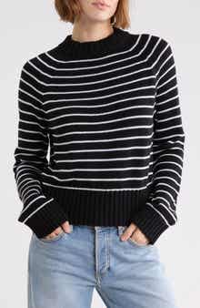 Isabella Cotton Mock Neck Sweater