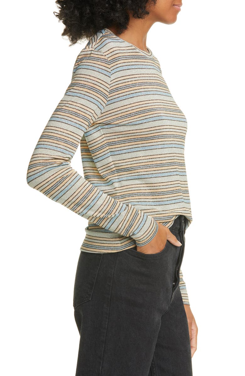 Stine Goya Maya Metallic Stripe Top, Alternate, color, 