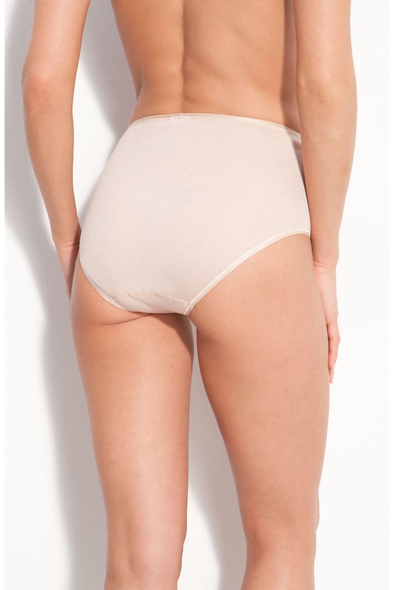 Cotton Seamless Full Briefs, Alternate, color, BEIGE