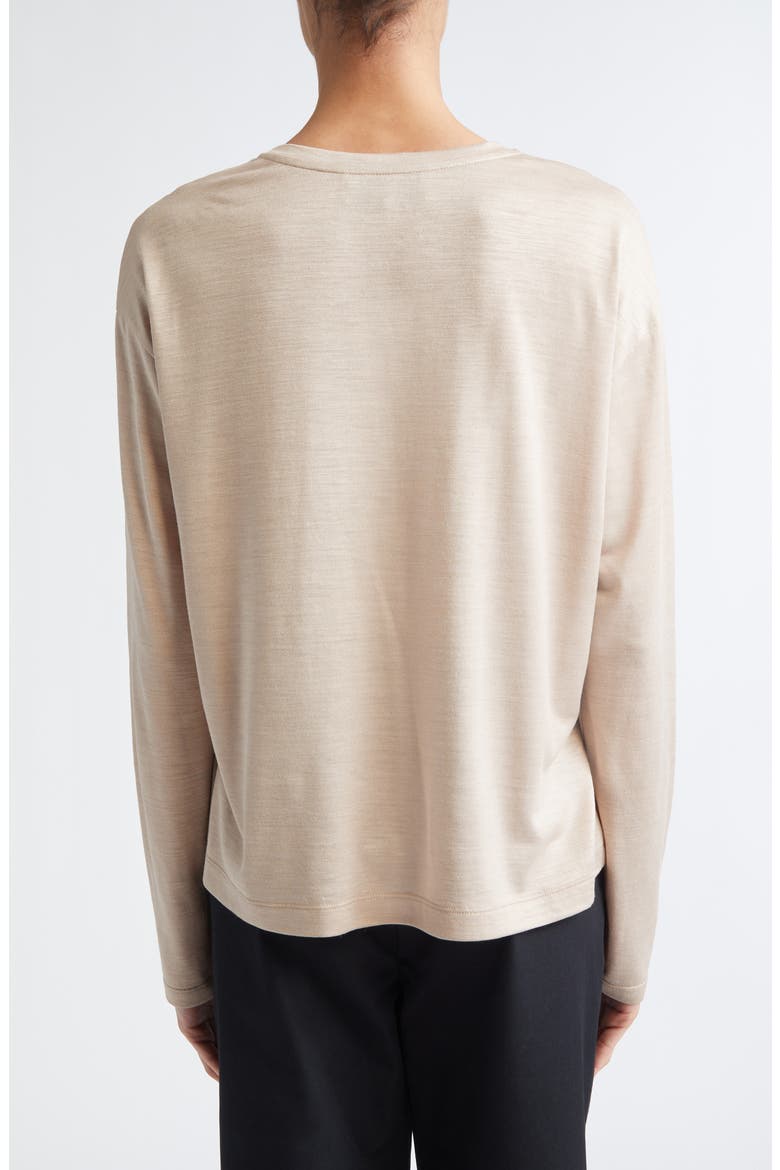 Myrtle Long Sleeve Modal & Cashmere T-Shirt, Alternate, color, BLUSH