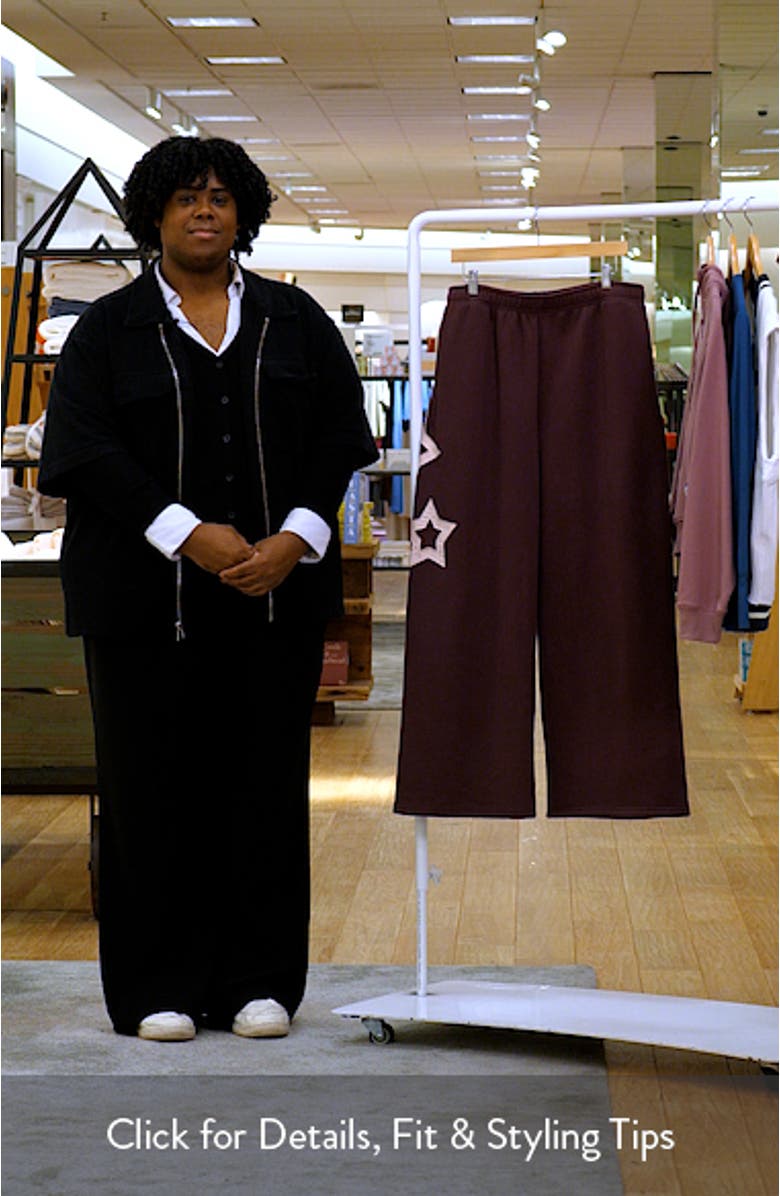 Starly Straight Leg Sweatpants, sales video thumbnail