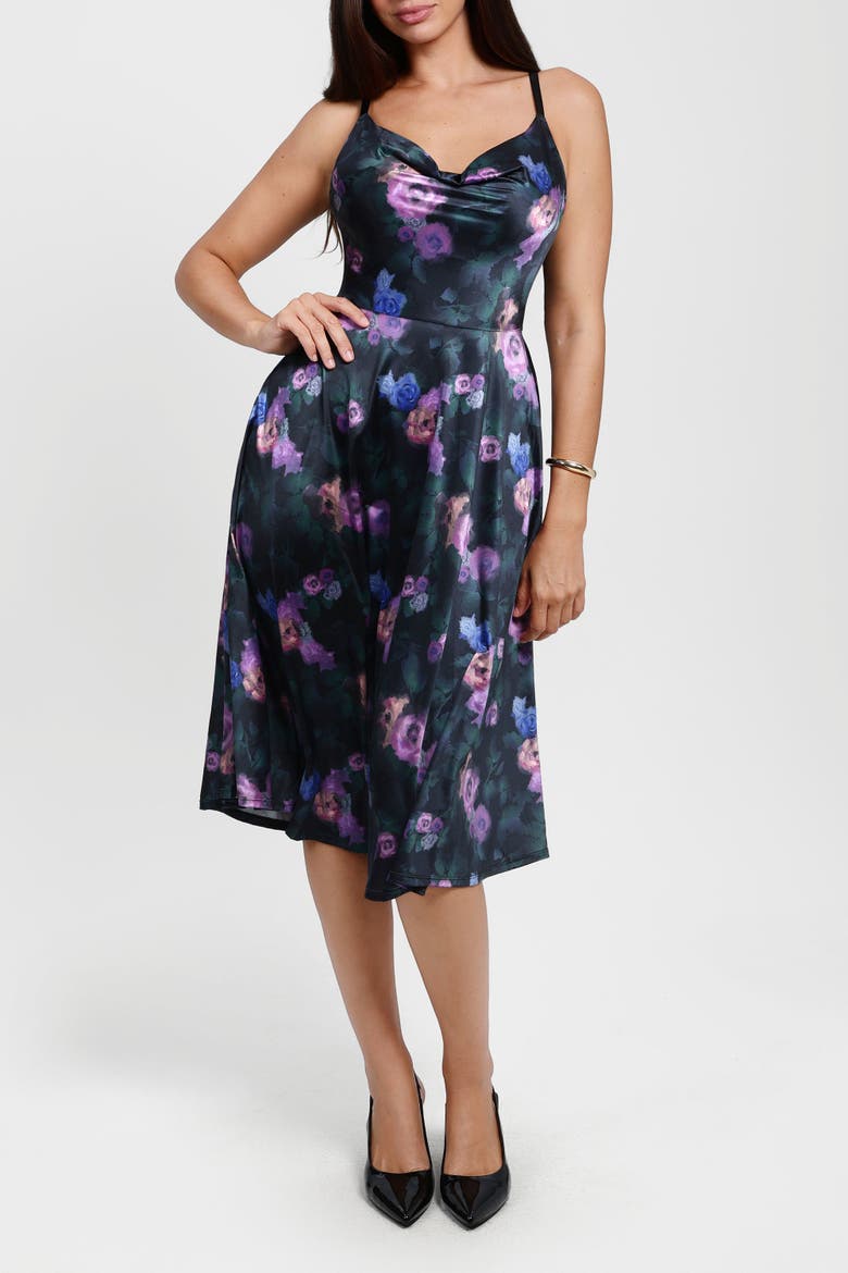 fit and flare date night dress Popilush Shapewear Strappy Cowl Neck Vacation & & Midi (Women) Size:6 years (116 cm) Loro Piana Denim Smocked Dress IVORY Floral print Every garment is designed