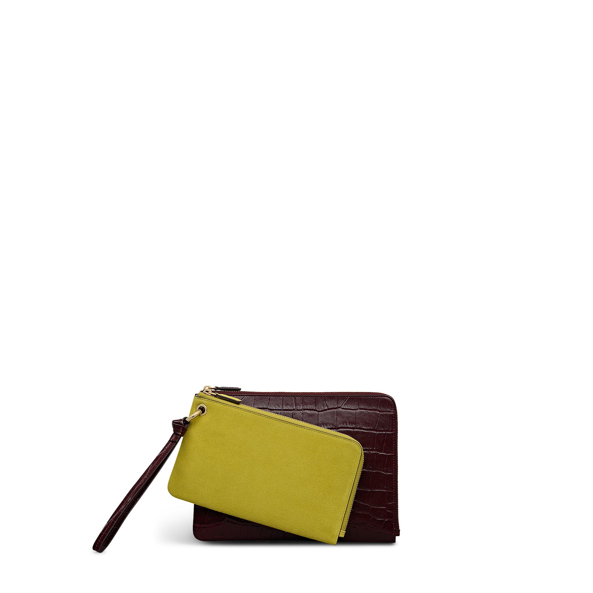 Radley Elms Crescent Medium Multi-Compartment Pouch, Alternate, color, Dark Cherry