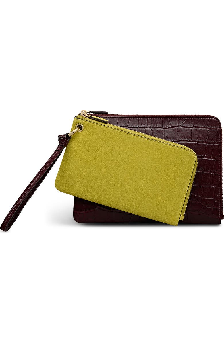 Radley Elms Crescent Medium Multi-Compartment Pouch, Alternate, color, Dark Cherry