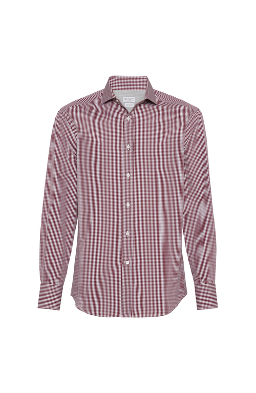 Brunello Cucinelli Gingham-pattern Shirt