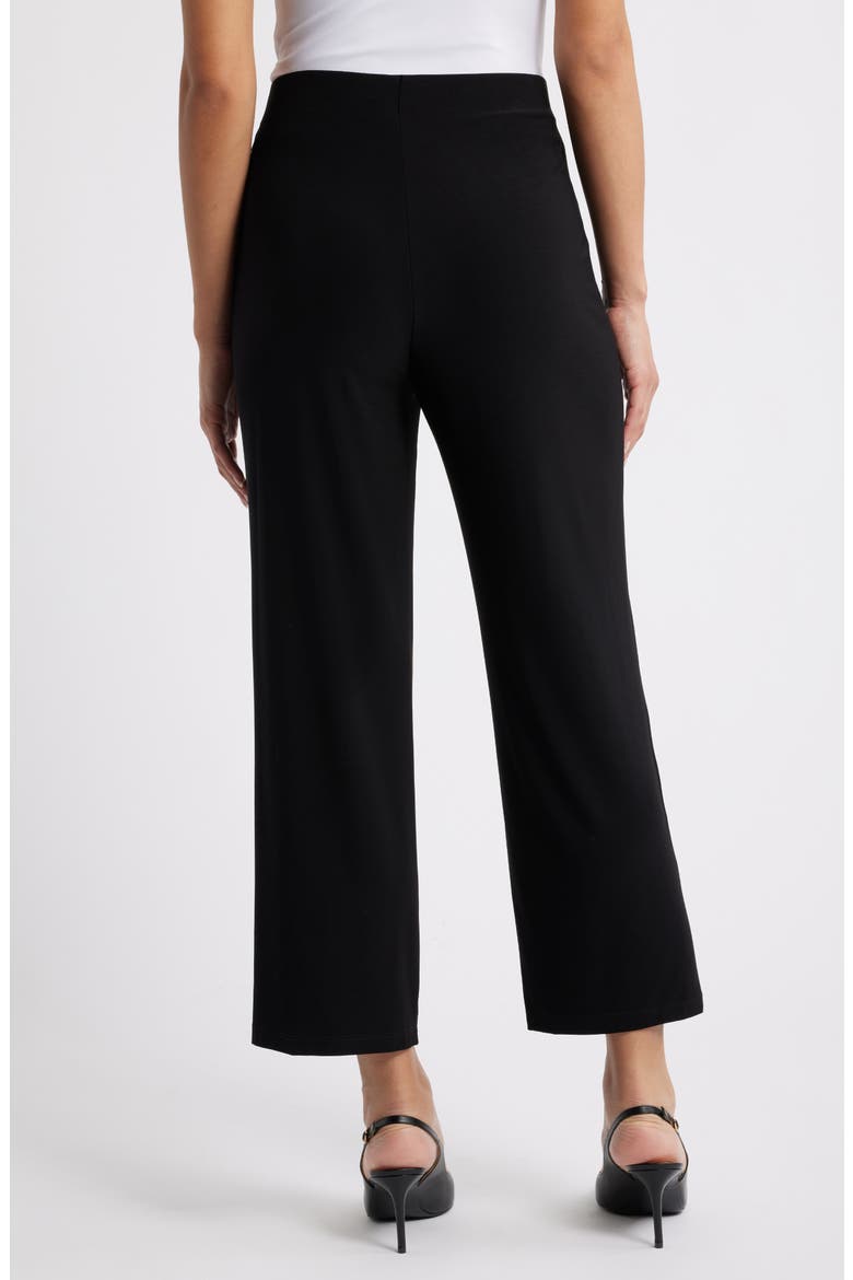 Knit Wide Leg Pants, Alternate, color, ANNE BLACK