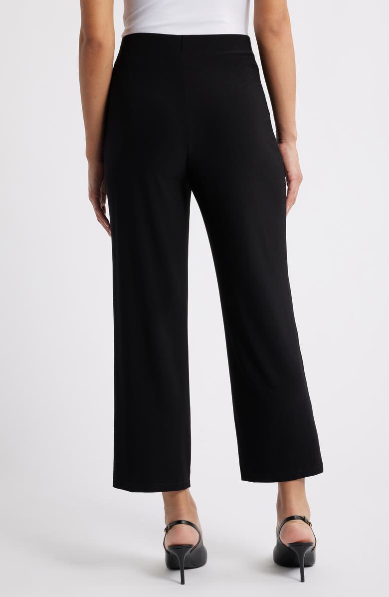 AK ANNE KLEIN Knit Wide Leg Pants, Alternate, color, Anne Black