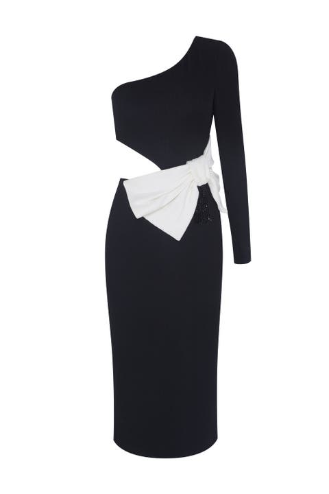 Grace Knit One Shoulder Midi Dress