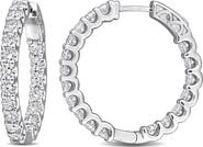 Julianna B. 3 5/8ct. t.w. Lab-Grown Diamond Hoop Earrings 14k