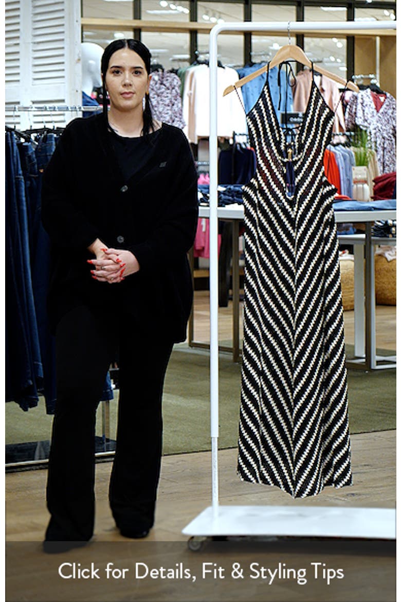 Rosala Stripe Knit Halter Maxi Dress video