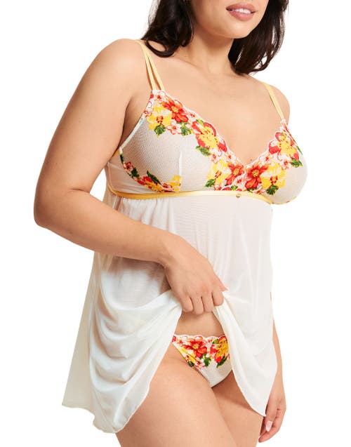 Adore Me Babette Babydoll & G-string Set Lingerie