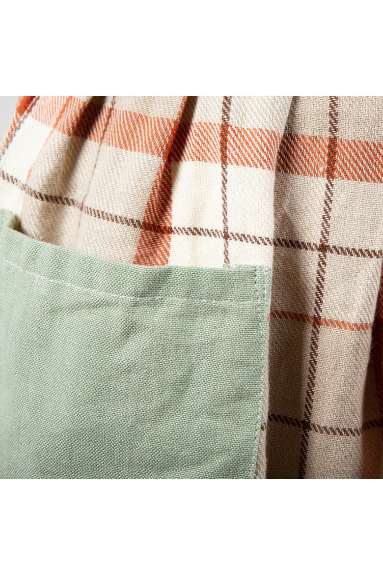 Autumn Cotton Skirt Apron, Alternate, color, Autumn Wreath