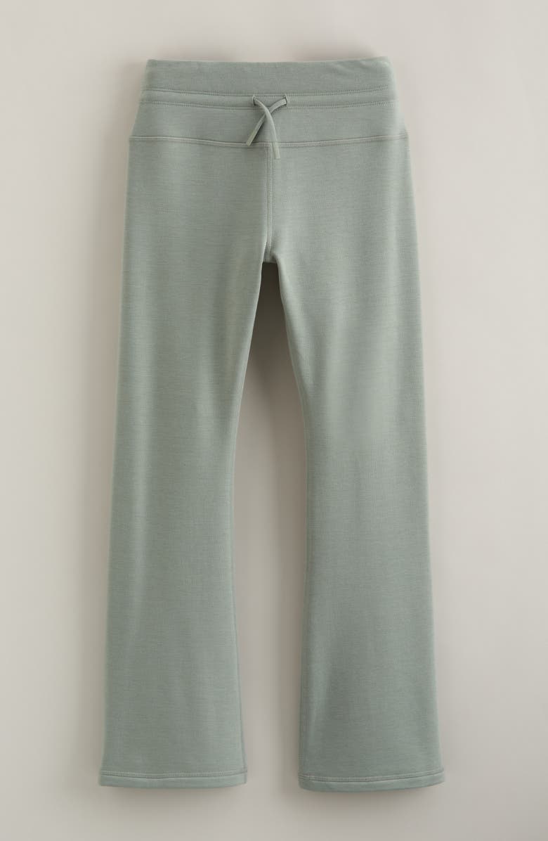 Zella Girl Kids' Aspire Fleece Flare Sweatpants, Main, color, Green Lilypad