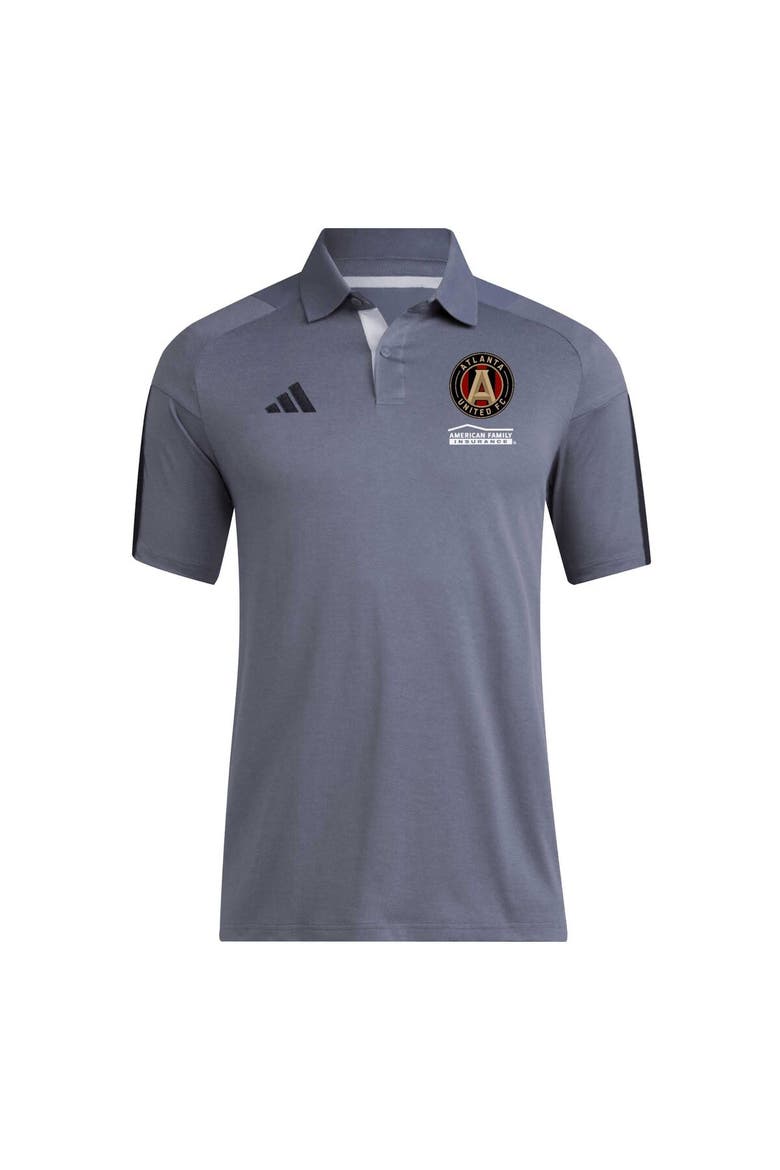 Men's adidas Gray Atlanta United FC 2024 Training Polo, Alternate, color, Gray