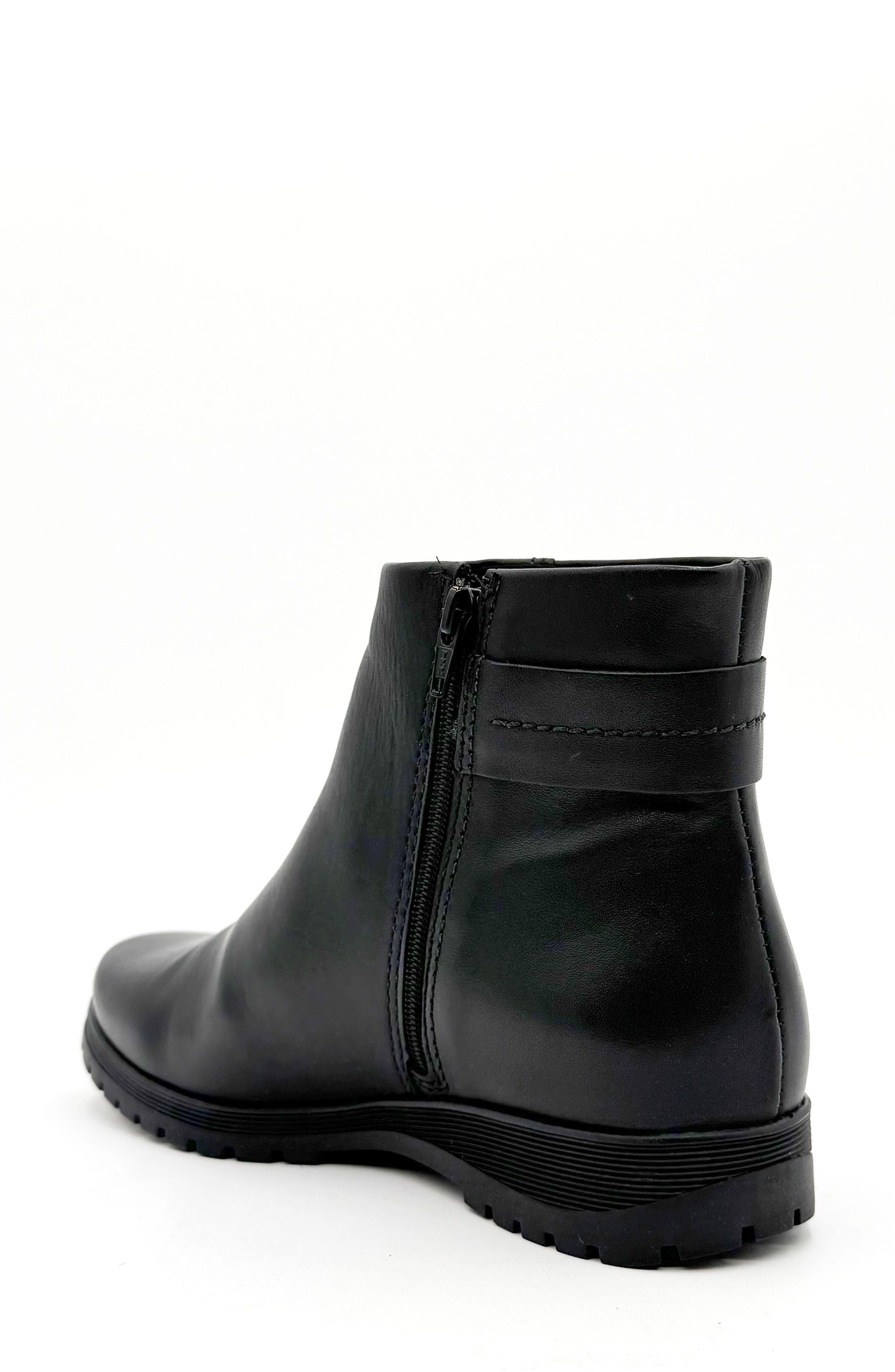CHELSEA CREW Shorty Wedge Bootie, Alternate, color, Black