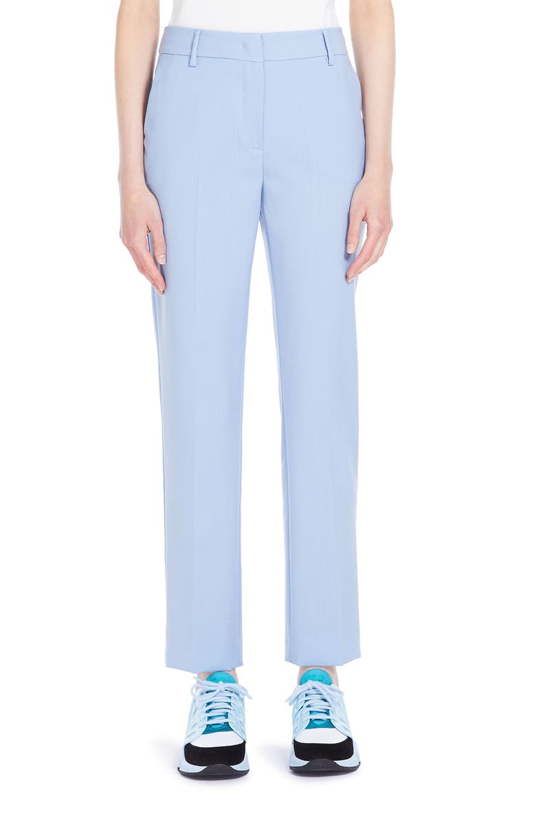 Weekend Max Mara Canon Slim Fit Wool Ankle Pants, Main, color, 