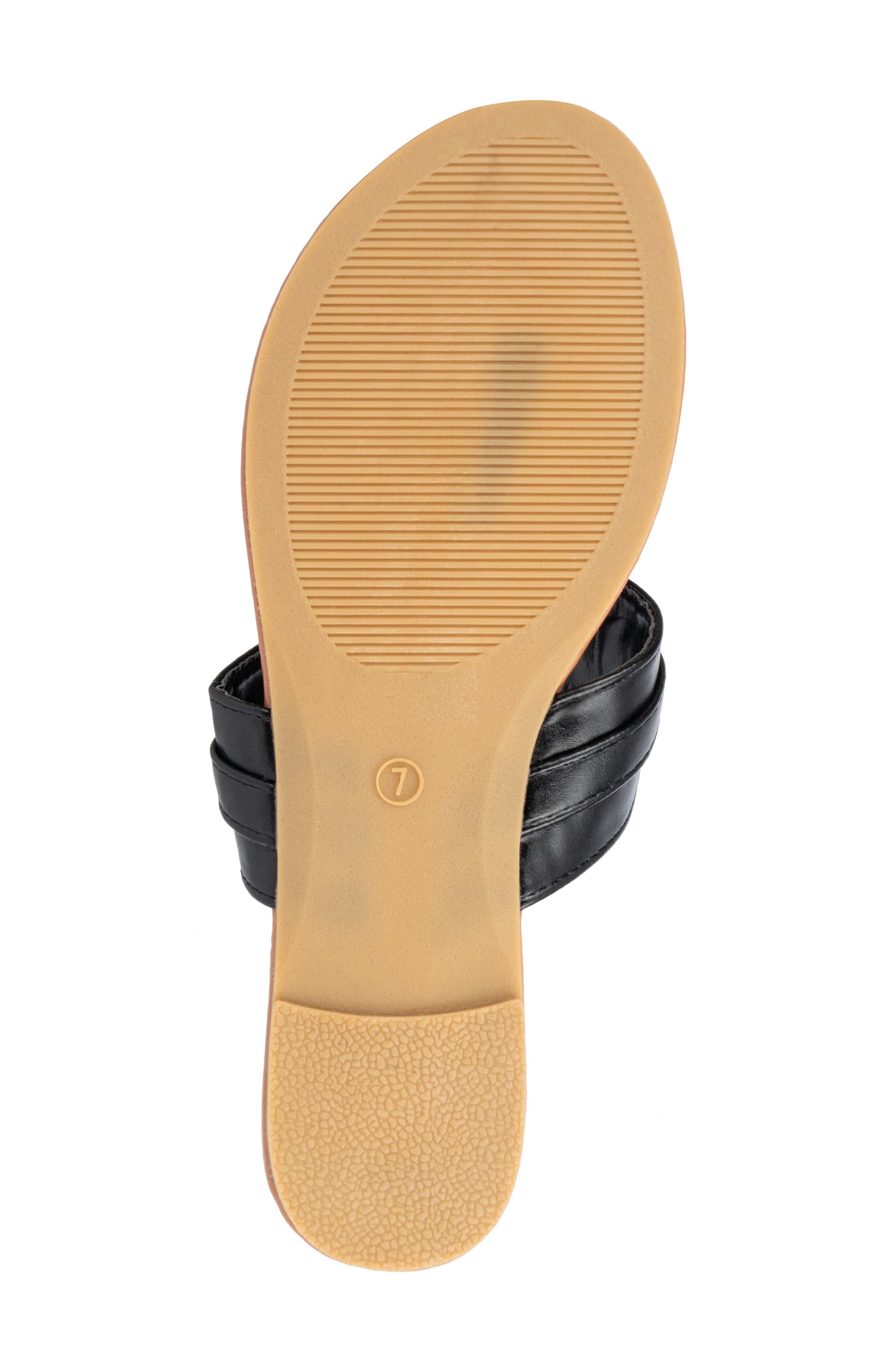 NEW YORK AND COMPANY Juliana Slide Sandal, Alternate, color, Black