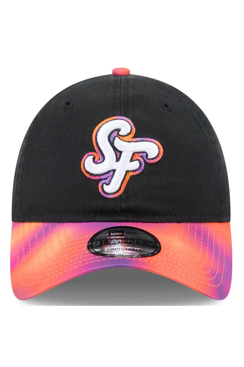 Men's New Era  Black/Orange San Francisco Giants 2025 City Connect 9TWENTY Adjustable Hat, Alternate, color, Black