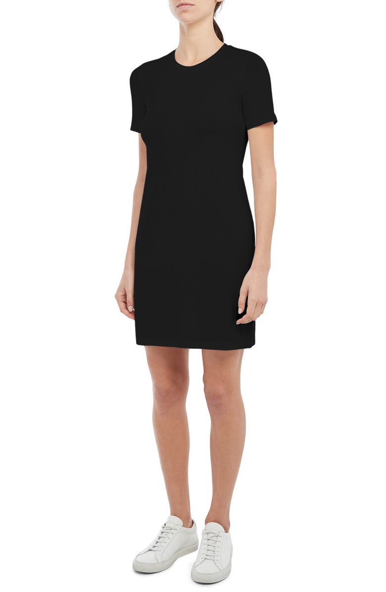 Theory Rubric Crewneck Pima Cotton & Modal Blend T-Shirt Dress, Alternate, color, 