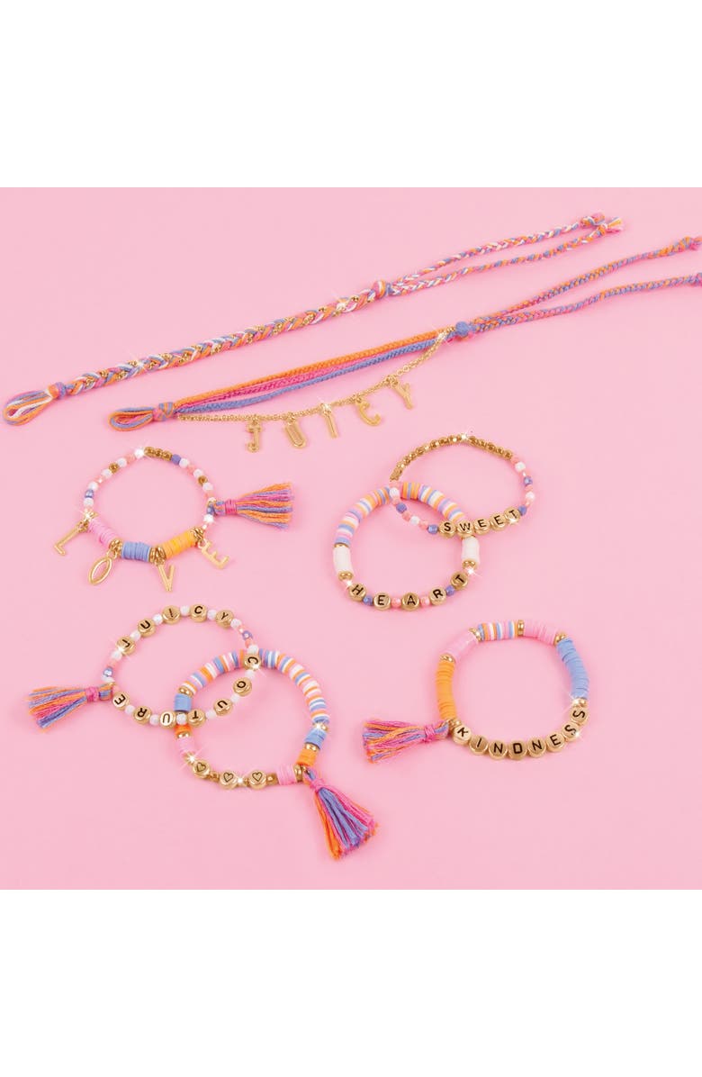Juicy Couture Love Letters Bracelets Kit Create 8 Unique Charm Bracelets, Alternate, color, 