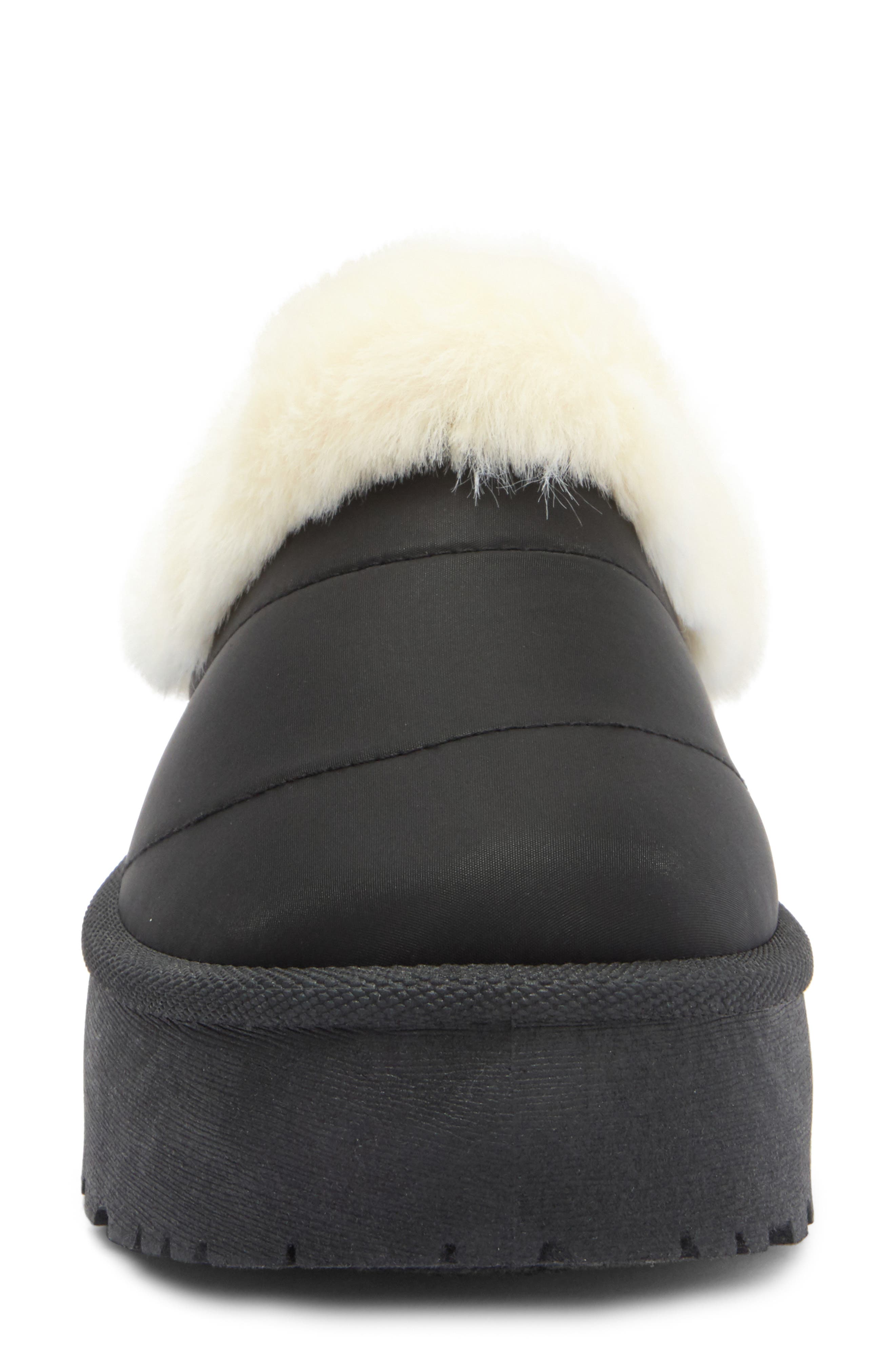 Steve Madden Unitie Faux Fur Platform Clog, Alternate, color, 