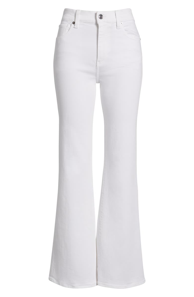 FRAME The Icon Flare Jeans, Alternate, color, White