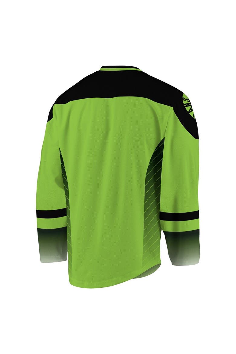 Youth Green/Black Saskatchewan Rush Replica Jersey, Alternate, color, Green