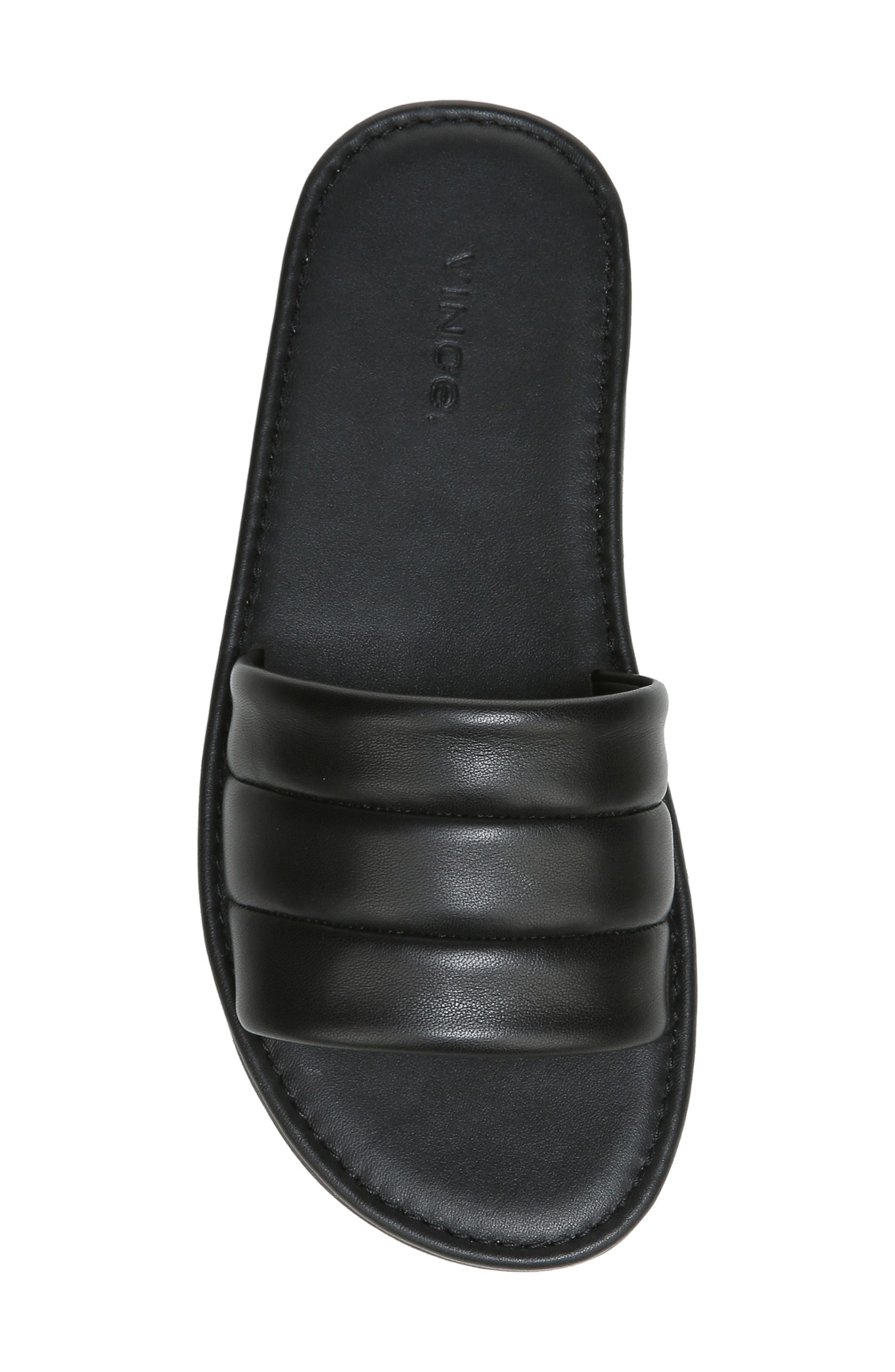 Vince Olina Slide Sandal, Alternate, color, Black