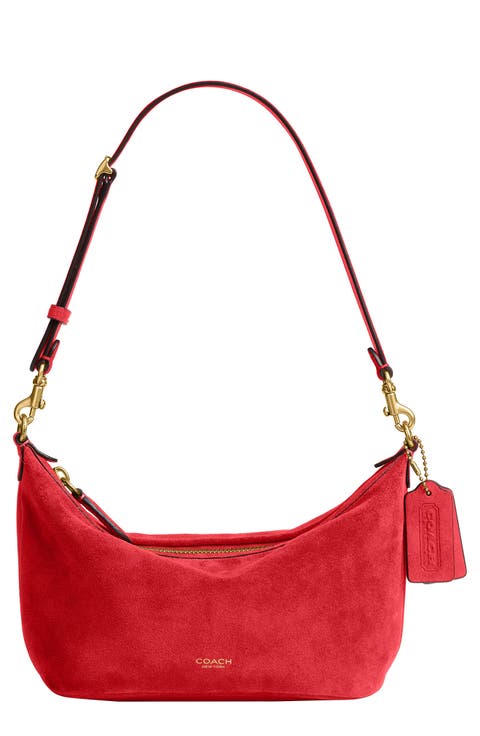 Demi Suede Shoulder Bag