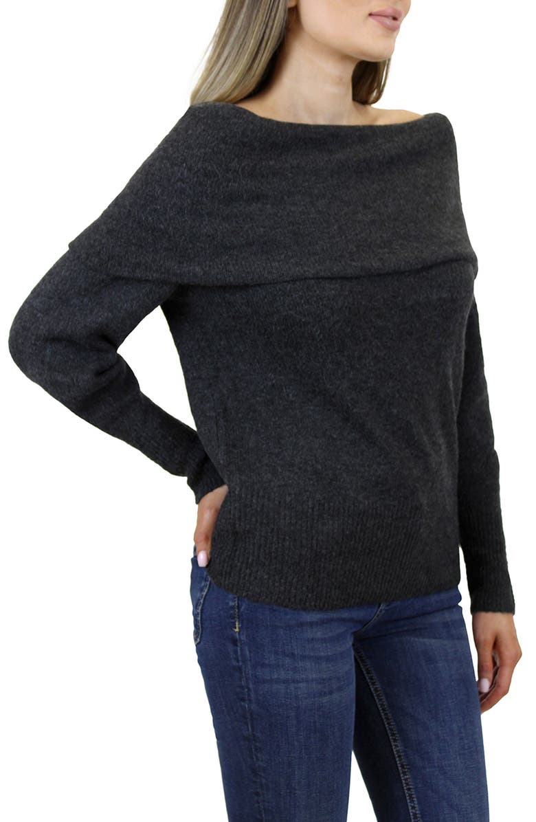 beachlunchlounge Priscilla Boat Neck Sweater, Alternate, color,