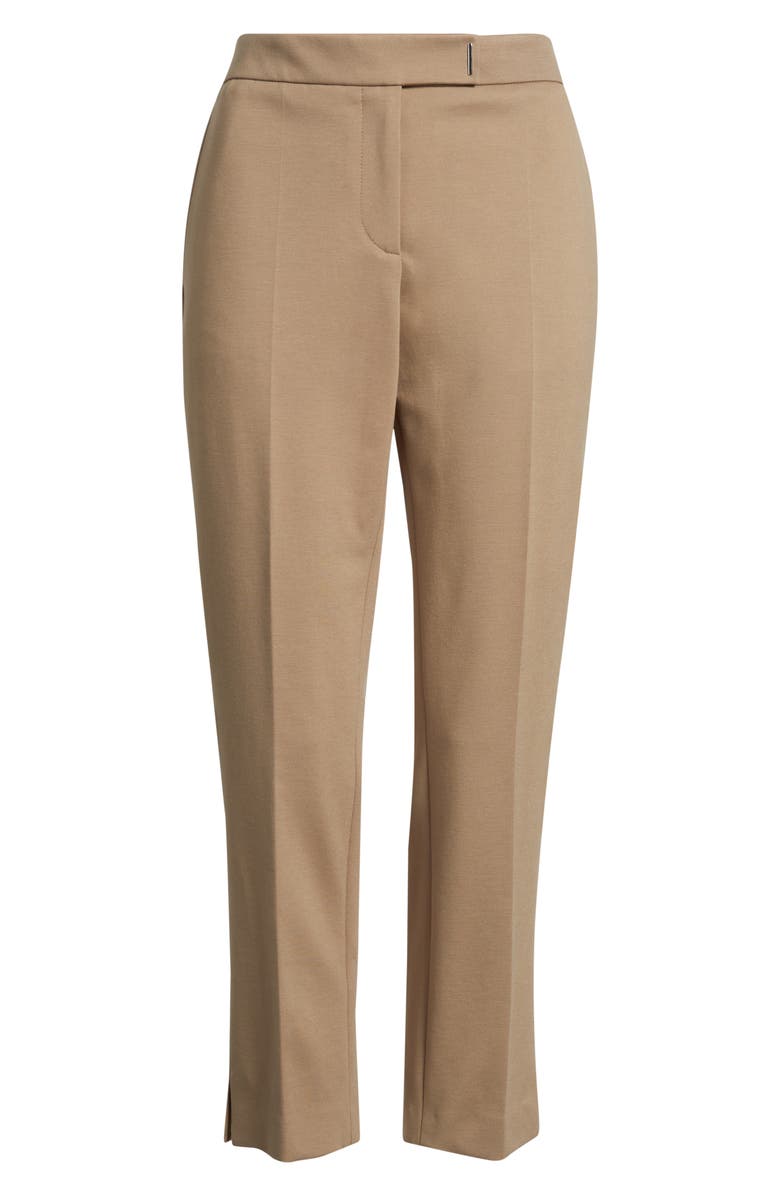 BOSS Tapria Straight Leg Pants, Alternate, color, Open Brown