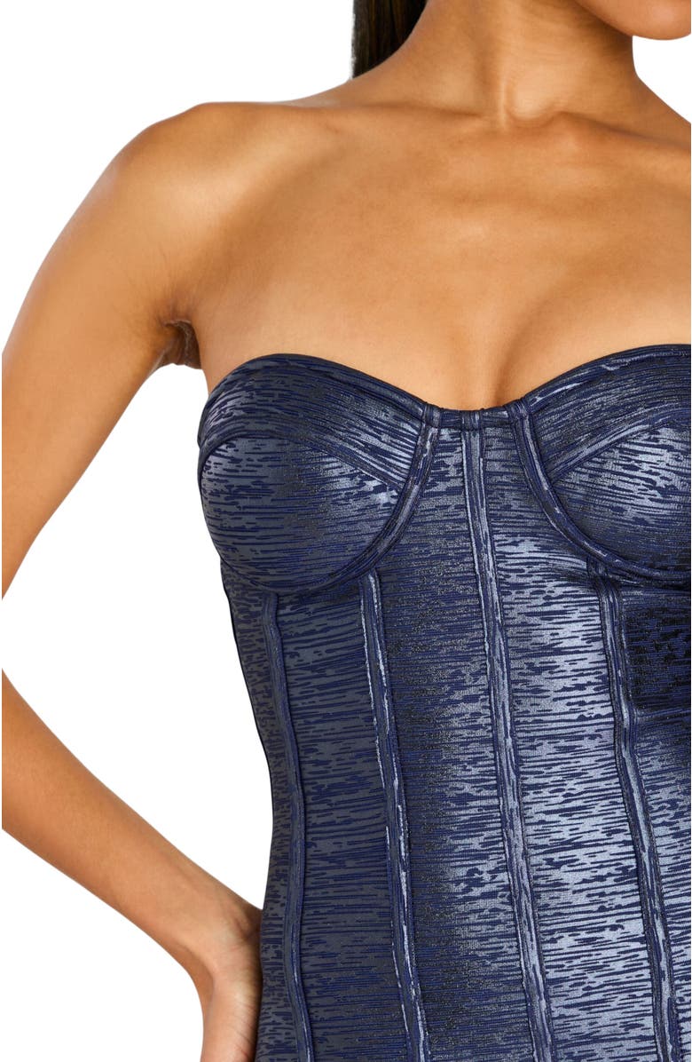 Retrofête Verity Coated Knit Dress, Alternate, color, 