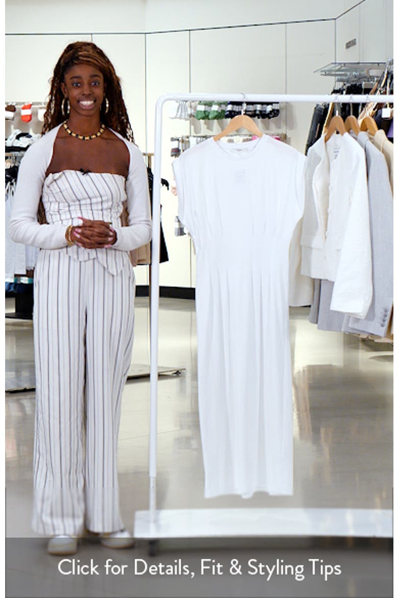 The Nipped Organic Cotton Jersey Midi Dress video