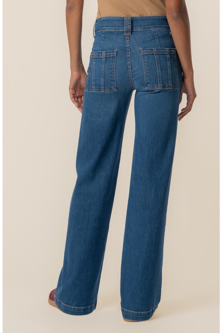 Jodi High Waist Relaxed Straight Leg Utility Jeans, Alternate, color, AFFECTIONATELY