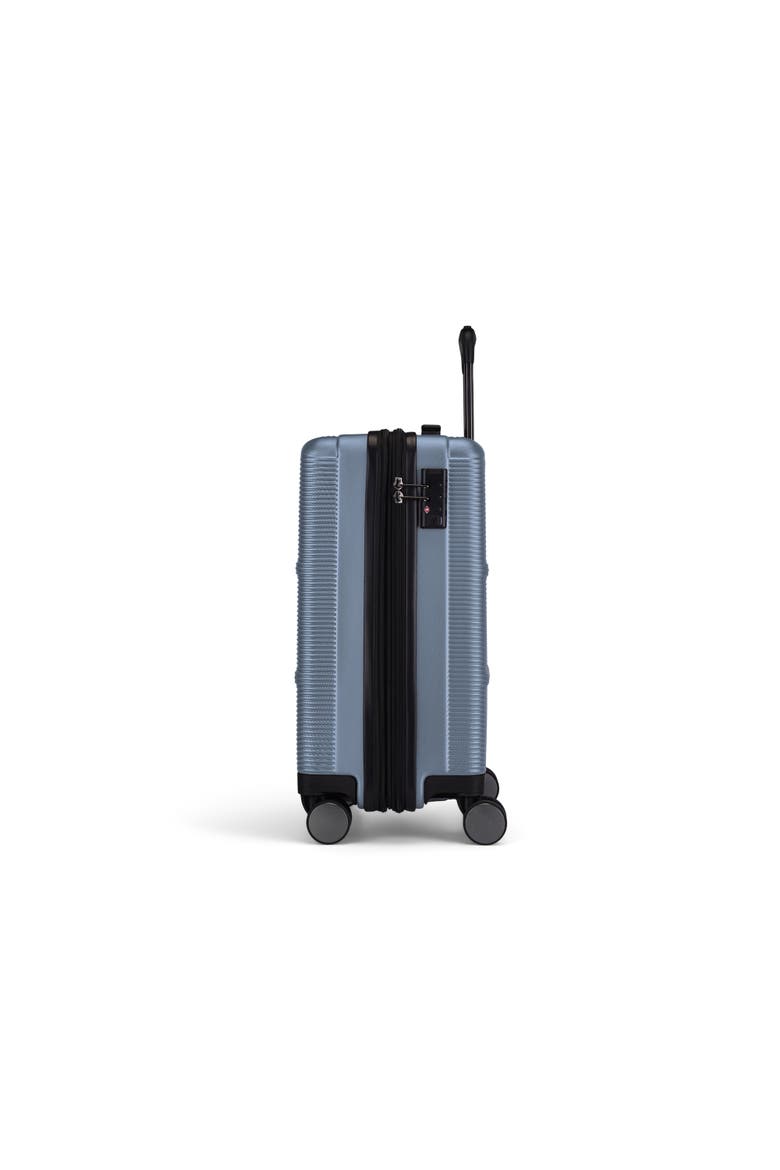 Brussels Hardside Carry-on Luggage with Expansion, Alternate, color, Stormy