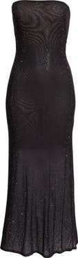 ALICE + OLIVIA Delora Embellished Strapless Dress