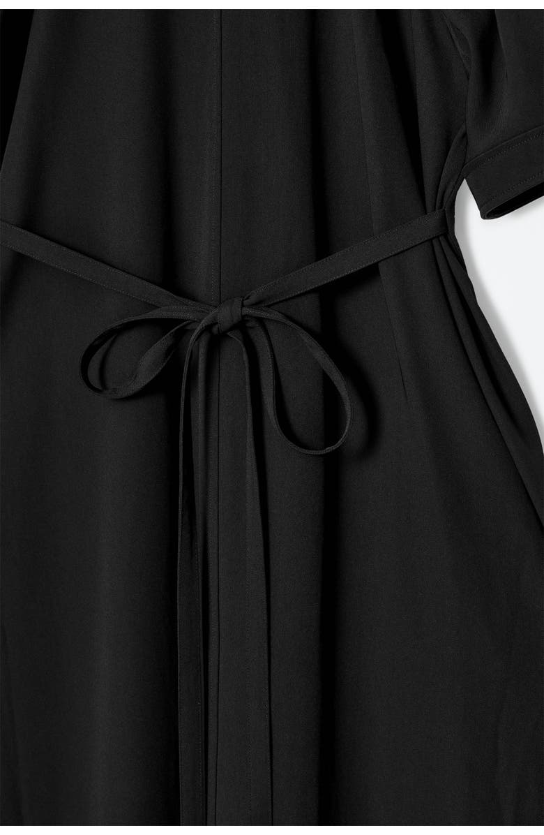 COS Tie-Detail Maxi Dress, Alternate, color, Black