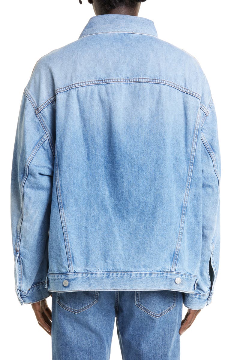 Acne Studios Morris Denim Jacket, Alternate, color, Light Blue