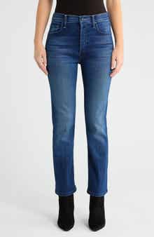 MOTHER The Tripper High Waist Ankle Bootcut Jeans