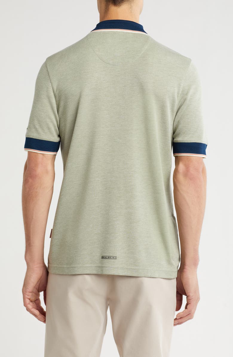 Sealskinz Eastgate Quarter Zip Polo, Alternate, color, Green