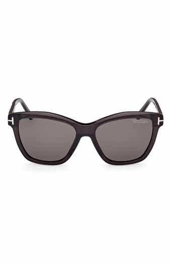 TOM FORD 54mm Polarized Square Sunglasses