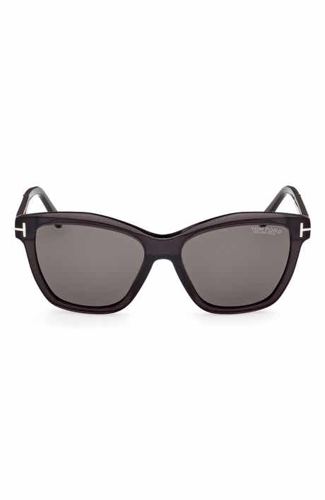 TOM FORD 54mm Polarized Square Sunglasses