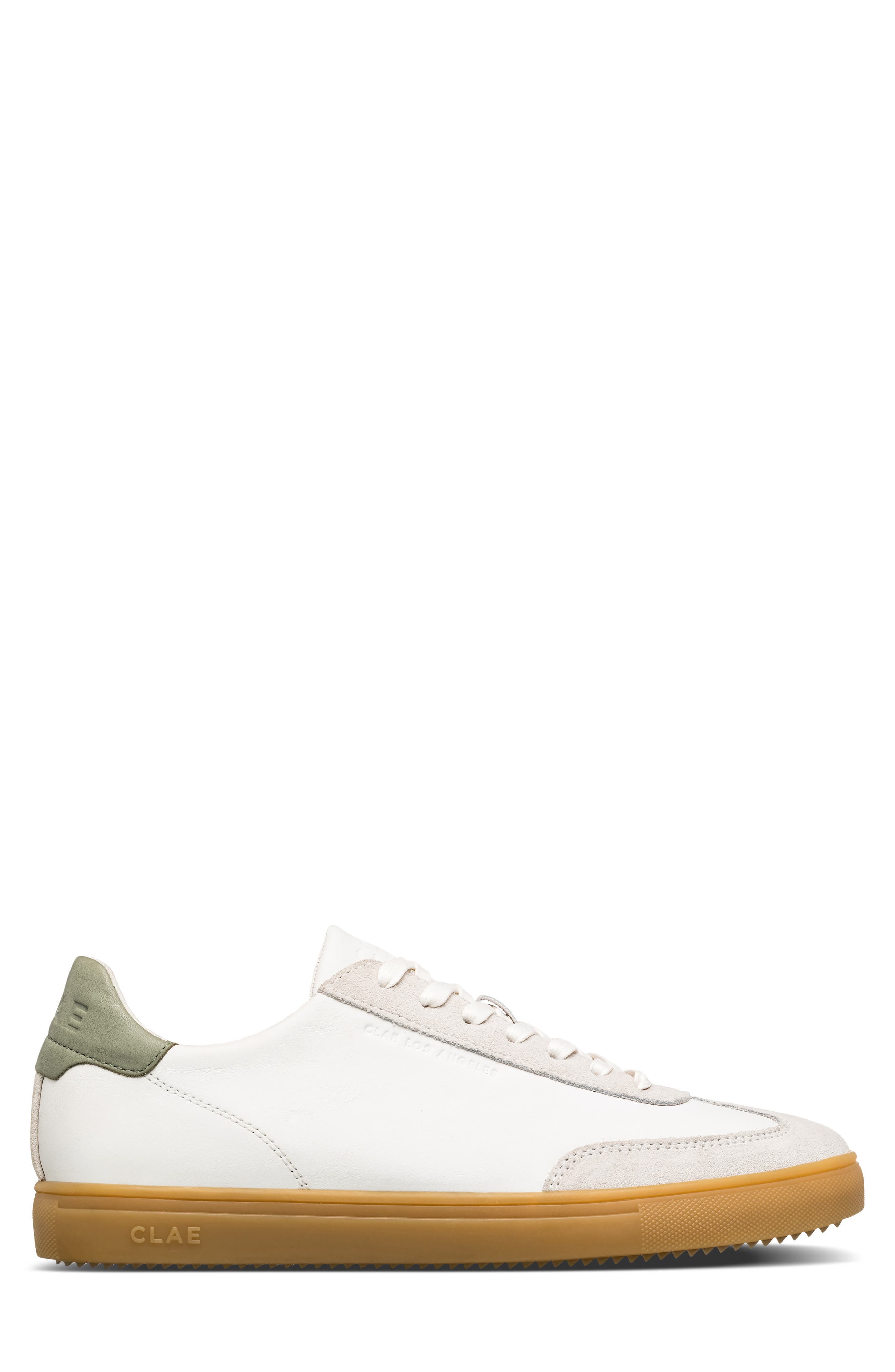 CLAE Deane Sneaker, Alternate, color, White Tea Light Gum