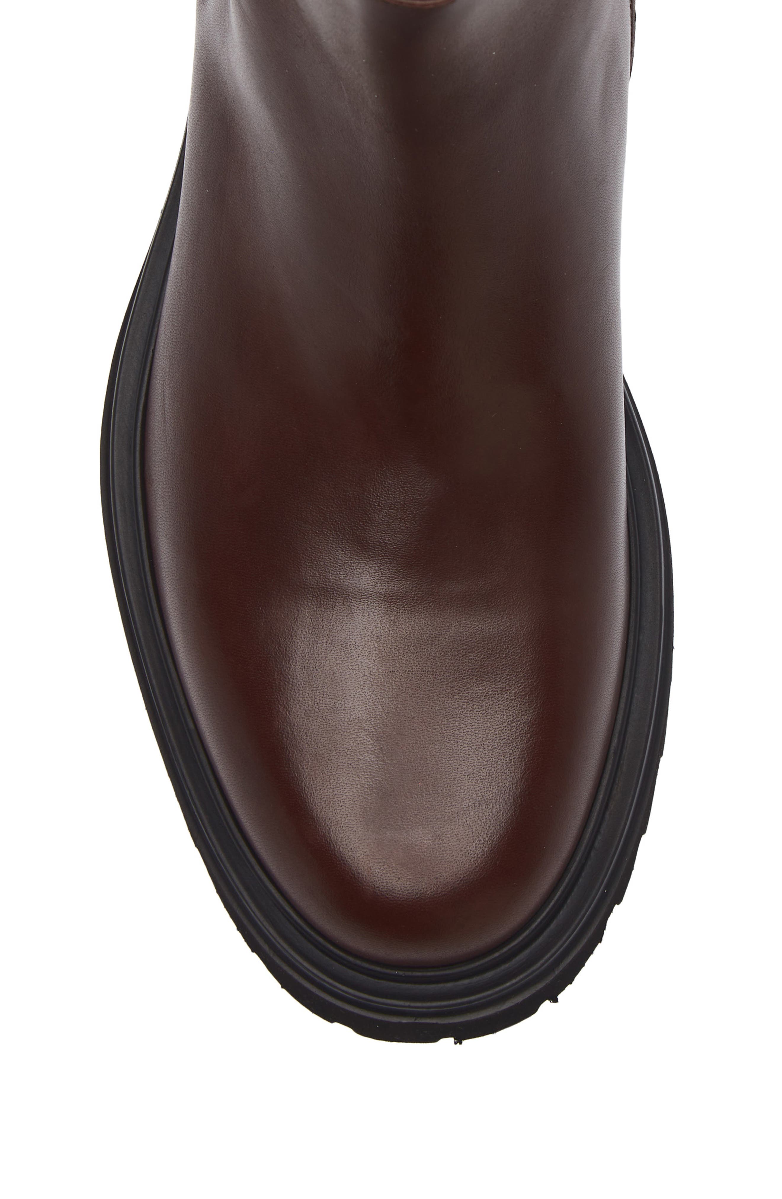 Bally Odran Leather Boot, Alternate, color, Marrone