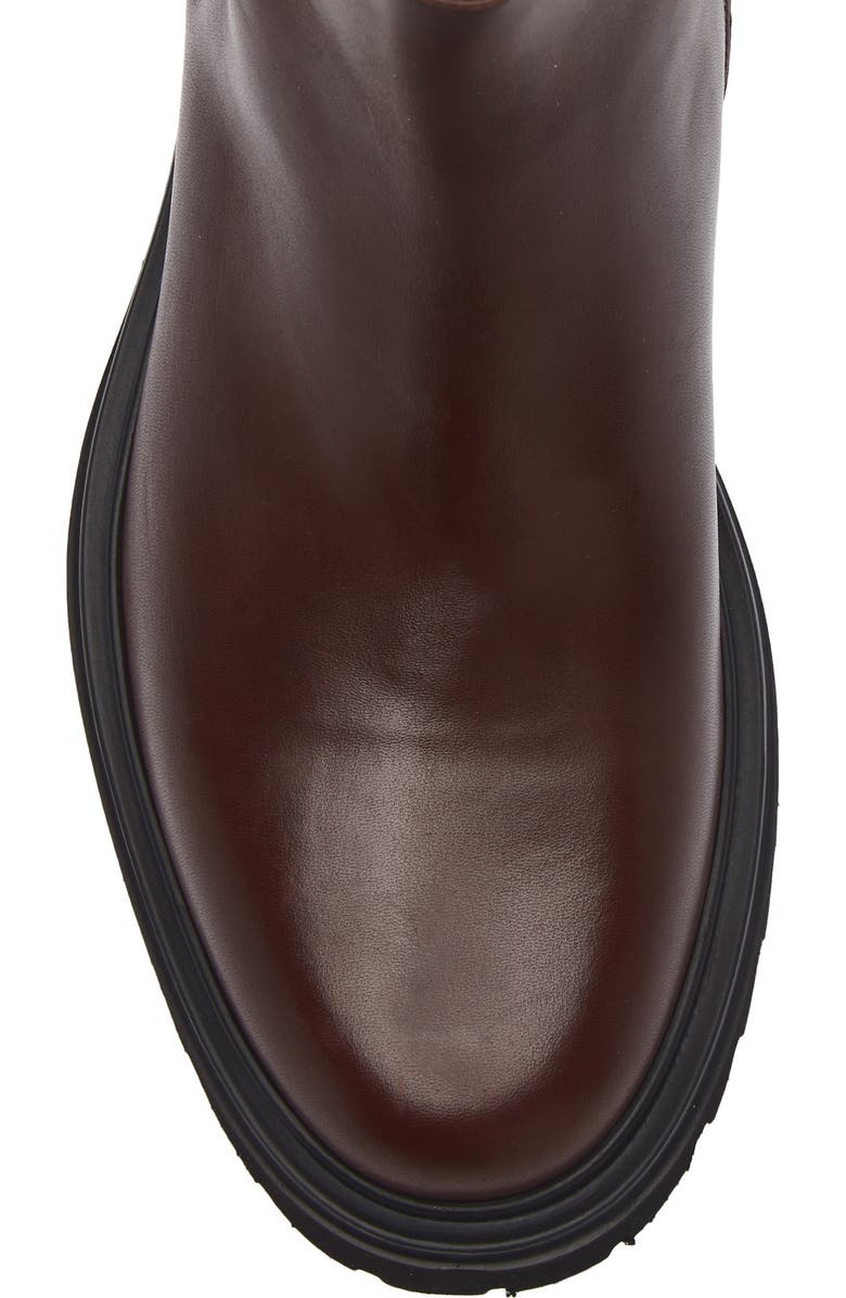Bally Odran Leather Boot, Alternate, color, Marrone